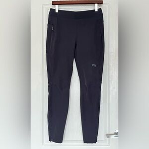 Outdoor Research Methow Leggings Women’s Black Fleece Lined Gorpcore Technical